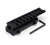 Trirock New Tactical 9 slots Dovetail Weaver Picatinny Rail Adapter Extend 11mm to 20mm Scope Mount Riser