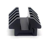 TRIROCK Tactical Dual 45 Degree Offset Side Rail Riser Scope Mount Fits 20mm Picatinny Weaver Dovetail Hunting Accessory