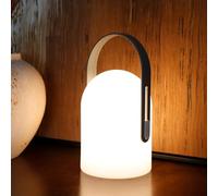 TRIROCKS Lámpara de Mesa Portátil sin Cable, Lámpara LED Recargable 3 Niveles de Intensidad, Luz Nocturna con Control USB para Camping, Hogar y Exterior