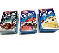 Tris Ciobar - Ciobar Zero 76 g + Ciobar Fondant 115 g + Ciobar Blanco 105 g