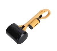 Trisar Pala para Excrementos de Perros, Pala Portátil para Excrementos de Mascotas con Largo para Jardín (Amarillo Negro)