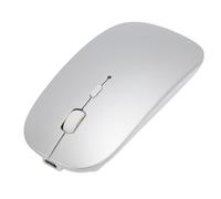 Trisar Ratón Inalámbrico, Ratón de Modo Dual Ajustable de 3 dpi, Portátil y Recargable para Viajes de Negocios para (Silver)