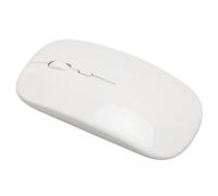 Trisar Ratón Inalámbrico, Ratón USB Inalámbrico de Poco Ruido 2,4G Práctico Duradero PC de Alta Sensibilidad (White)