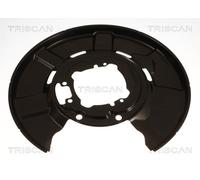 TRISCAN Antisalpicaduras Disco Placa de Anclaje Eje Trasero Derecha para BMW X1