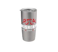 TriSherpa Swim Bike Run Triatleta Triatlón Diseño inspirado Vaso térmico de acero inoxidable de doble pared
