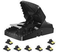 Trisiki 8 Pack Trampa para Ratas de Gran Tamaño, Trampa para Ratones de Varios Tamaños, Trampa que mata instantáneamente,...