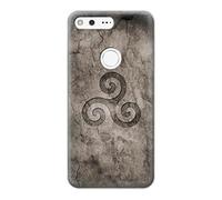 Triskele Symbol Stone Texture Funda Carcasa Case para Google Pixel XL