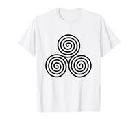 Triskele Trinität Spirituell Symbol Erde Sonne Mond Natur Camiseta