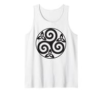 Triskele Trinität Spirituell Symbol Erde Sonne Mond Natur Camiseta sin Mangas