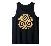 Triskele Trinität Spirituell Symbol Erde Sonne Mond Natur Camiseta sin Mangas