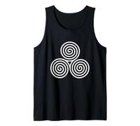Triskele Trinität Spirituell Symbol Erde Sonne Mond Natur Camiseta sin Mangas