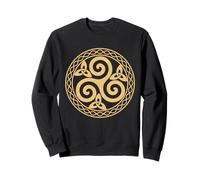 Triskele Trinität Spirituell Symbol Erde Sonne Mond Natur Sudadera