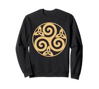 Triskele Trinität Spirituell Symbol Erde Sonne Mond Natur Sudadera