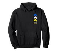 Trisomía 21 Síndrome de Down Extra Tres Cromosomas Flechas Equipo Sudadera con Capucha