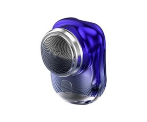 Trisoye Afeitadora eléctrica USB portátil para hombre Mini Shave afeitadora eléctrica de bolsillo recortadora de barba afeitadora de viaje con pantalla digital, A