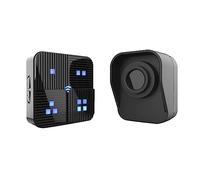 Trisoye Alarma 800M de largo alcance inalámbrico resistente a la intemperie detector de sensores de movimiento para la seguridad doméstica monitor-enchufe europeo