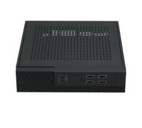 Trisoye Caja de ordenador Mini ITX Chasis Host HTPC USB 2.0 ITX Chasis de Control Industrial para la Oficina Fácil Instalación