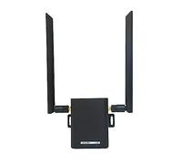 Trisoye Enrutador InaláMbrico de Industrial H927 4G 4G LTE CAT4 150Mbps Ranura SIM Enrutador WiFi hasta 16 Usuarios con 2 Antenas SMA-EU