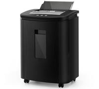 Trisruvian Trituradora de Papel Automática Profesional: Microcorte P-4 150 Hojas 40 Mins Continuos Destructora Documentos Eléctrica Papelera 25L Portátil Silenciosa - Oficina Casa Industrial Hogar