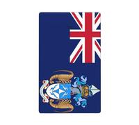 Tristan Da Cunha - Placa de pared en blanco con diseño de bandera de Tristan Da Cunha, decorativa, 1 banda, para cocina, baño, tamaño 11,4 x 7 cm