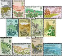 Tristan ya que Cunha 162-173 (completa.edición.) 1972 flora (sellos para los coleccionistas) plantas / hongos