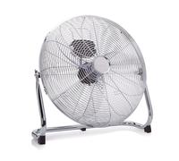 Tristar VE-5935 Ventilador de suelo metálico, 45 centímetros de diámetro, 3 ajustes de velocidad, motor de cobre, ángulo ajustable 130°, 64,34 dB, asa integrada, motor de cobre, 80 W