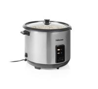 Tristar Arrocera, 2,8 L de Capacidad, Sistema de Calentamiento de 1000 W, Carcasa de Acero Inoxidable, Cubeta Antiadherente, Cesta de Vapor, RK-6158