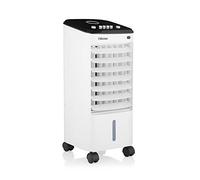Tristar AT-5445 Climatizador portátil 2 en 1 oscilante 45°, depósito de agua 4 L, temporizador 1-7h, 3 velocidades, 2 recipientes congelables incluidos, 326,4 m³/h., Función Humidificador, 65 W