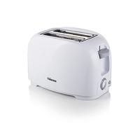 Tristar BR-1013 Tostadora para 2 rebanadas de pan, 2 ranuras cortas, 6 niveles de tostado, bandeja para migas extraíble, función de descongelar o recalentar, 800 W