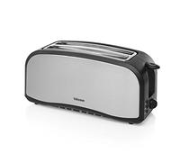 Tristar BR-1046 Tostadora con dos ranuras largas, 6 niveles de tostado, bandeja recogemigas, función de descongelar, calentar y cancelar, expulsión automática, 1400 W