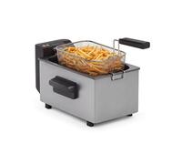 Tristar Freidora, 3 L, 2000 W, Zona Fría, Raciones Familiares | Termostato regulable 130-190 °C, Cubeta interior esmaltada, Piezas aptas para lavavajillas, FR-9326