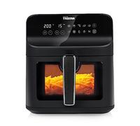 Tristar Freidora de Aire con Ventana, 6,2 L, 1350 W, para 9 Raciones | Pantalla táctil LED, Temperatura 80-200 °C, Revestimiento antiadherente, Pies antideslizantes, FR-9037