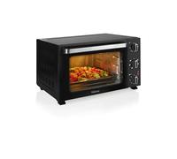 Tristar Horno de Convección 38 L, 1300 W, Función de Aire Caliente con 6 Ajustes, Temporizador 60 Minutos, Puerta Doble Cristal, Bandeja y Rejilla, OV-3660