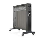 Tristar KA-5225 Calefactor eléctrico de mica, termostato ajustable y 2 ajustes de calor, protección anticaída y sobrecalentamiento, asa integrada, 4 ruedas para su transporte, 2000 W