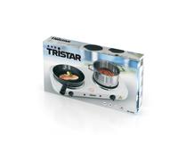 TRISTAR PLACA ELECTRICA 2 ZONAS 2500W BRANCA