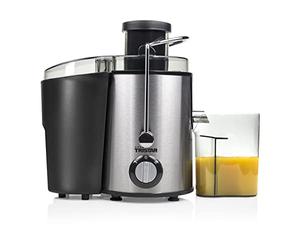 Tristar Licuadora, 0,5 L, 400 W, 2 Velocidades, Acero Inoxidable | Sistema antigoteo, Empujador de alimentos, Cierre de seguridad, Pies antideslizantes, SC-2284
