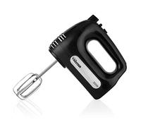 Tristar MX-4201 Batidora de varillas, Batidora y Amasadora para repostería, 6 Velocidades y función turbo, incluye 2 ganchos de amasado y 2 varillas, 300 W, Negro