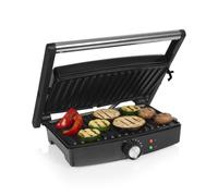 Tristar Parrilla de Contacto, 1500 W, Superficie de 27,5 x 18 cm, Apertura de 180°, Uso como Grill de Mesa, Bandeja Recogegrasa Integrada, GR-2830