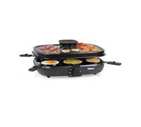 Tristar Raclette Clean Air con filtro de aire para 6 personas, RA-2765 | Filtro de aire integrado para reducir humo y olores, ideal para noches de raclette con hasta 6 personas