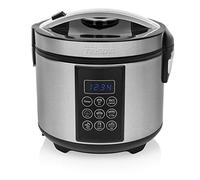 Tristar RK-6132 Arrocera Digital y multicooker con función para Mantener el Calor, 500 W, 7 Velocidades, Acero Inoxidable/Negro, 1.5 L