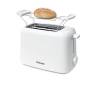 Tristar Tostadora, 2 Ranuras, 650W, 6 Niveles de Tostado, Función Descongelar, Recalentar y Cancelar, Apagado Automático, Bandeja Extraíble, Rejilla para Panecillos, BR-1061