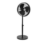 Tristar VE-5929 Ventilador de pie metálico con diseño moderno, 40 cm de diámetro y oscilante, 3 velocidades, motor de cobre, ángulo ajustable 20°, 64.1 dB, altura ajustable, 50 W