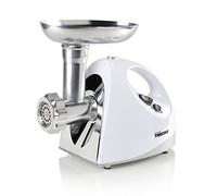 Tristar VM-4210 Picadora de Carne, 3 discos de corte incluidos, con adaptador para hacer salchichas y kibbe libanés, función inversa, 1200 W, Acero Inoxidable, Blanco