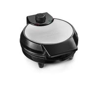 Tristar WF-1160 Gofrera con termostato y revestimiento antiadherente, Cinco gofres con forma de corazón de una vez, Exterior de acero inoxidable, asa fría al tacto, 700 W