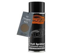 TRISTARcolor Pintura automotriz Bote de spray para Peugeot KCL Spirit Grey Nacre/Solid Bronze Nacre Pintura base aerosol 400 ml