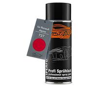TRISTARcolor Pintura automotriz Bote de spray para Renault/Alpine 727 Rouge Vif/Spanisch Rot Pintura base aerosol 400 ml
