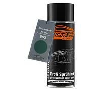 TRISTARcolor Pintura automotriz Bote de spray para Renault/Alpine 963 Vert Anglais Metallic Pintura base aerosol 400 ml