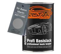 TRISTARcolor Pintura automotriz Bote listo para pulverizar para Aston Martin AST1138D Cumberland Grey Metallic Pintura base 1,0 litros 1000 ml