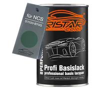 TRISTARcolor Pintura automotriz Bote listo para pulverizar para NCS S7020-B70G Dark Green Pintura base 1,0 litros 1000 ml