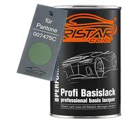 TRISTARcolor Pintura automotriz Bote listo para pulverizar para Pantone 007475C 7475C Green Pintura base 1,0 litros 1000 ml